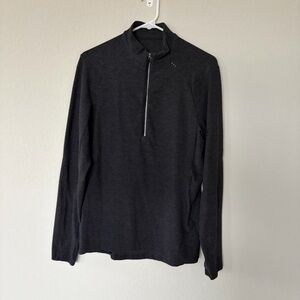 lululemon athletica Men's Charcoal Zip-Up Sweater